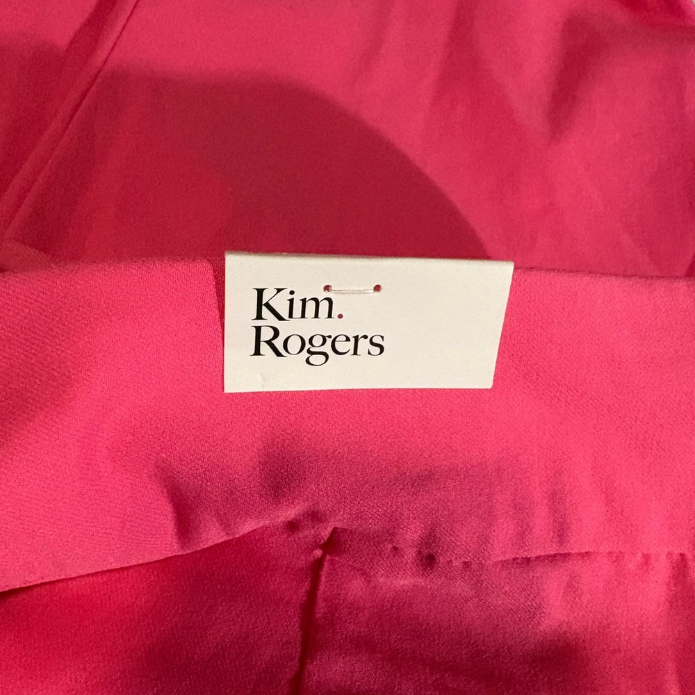 Kim Rogers Bright Pink crop pants